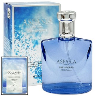 아스파시아 스포츠 오드퍼퓸 남자향수 (+꽃을든남자 마스크팩), 1개, 50ml
