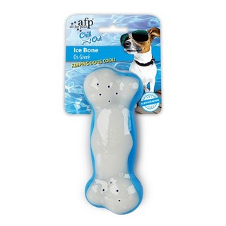 AFP 강아지 흥미유발 물놀이 칠아웃 얼음뼈다귀 장난감_8009, 1개