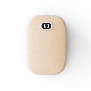 디버스 기능성 극세사 손난로 보조배터리 휴대용 극세사 충전식, 베이지