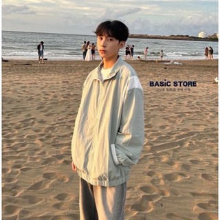 韓國防風防水外套 寬鬆男女款百搭