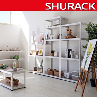 [슈랙엣홈] 시스템 무볼트 철제 조립식 앵글 수납 선반 SR-001, (블랙) 가로1100 x 깊이400 x 높이1500 (3단)