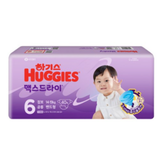 하기스 2024 맥스드라이 밴드형 기저귀, 6단계, 320매