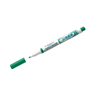 雄獅 12色 油性 奇異筆 NO.612 NO.600 605 細字 油性筆 速乾筆 1.0mm, 綠, 1包