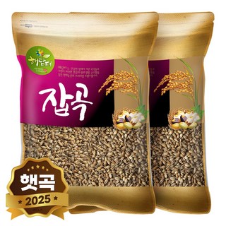 현대농산 국산 흑보리 검정찰보리, 5kg, 2개