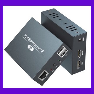 HDMI KVM 200M 電腦監控錄像機組合：USB遠程操作，HDMI轉RJ45，輕鬆實現遠端監控, 1個, 單個RX接收端