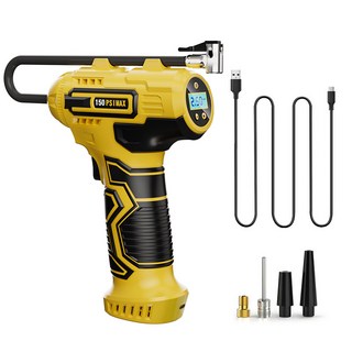 無線車載充氣泵汽車用打氣泵小轎車便攜式電動車多功能輪胎衝氣泵, 19缸 無線高壓款:1, 1個