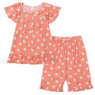 알콩단잠 여름잠옷 반팔 파자마 레이온 반바지 홈웨어 세트 (여성/남성)