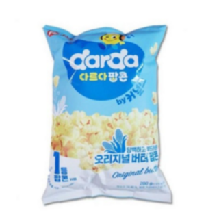 다르다 오리지널 버터 팝콘, 200g, 6개