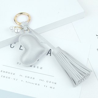 하트 테슬 진주 키링 키홀더 열쇠고리 가방장식 진주고리