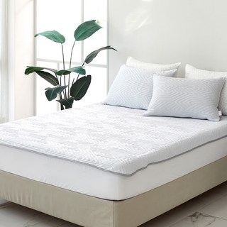 클라르하임 냉감패드 + 베개커버 세트 - 시원한 여름 숙면 케어 (SS/Q/K), 아이싱 듀라론 냉감패드+베개커버 세트 K, 베개커버 2개