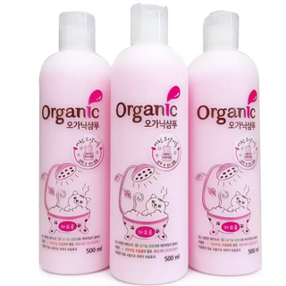 오가닉 고양이샴푸 어린고양이용 500ml 3개