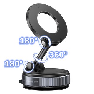 핏코드 차량용 맥세이프 핸드폰거치대 대쉬보드형, 블랙, 1개