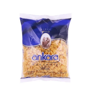 安卡蘿 貝殼麵 義大利麵 500克 杜蘭小麥製成 麵條Q彈 適合搭配各式醬料, 500g, 1個