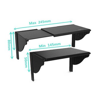 내비게이션 바이저 햇빛가리개 자동차 네비게이터 바이저 눈부심 비전 실드 5 인치-10 인치 화면, 1개