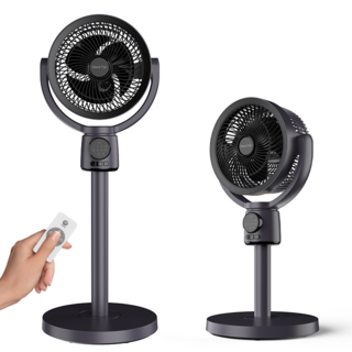 NUNUHANA 무선 리모컨 선풍기 저소음 스탠드선풍기 W02, 그레이