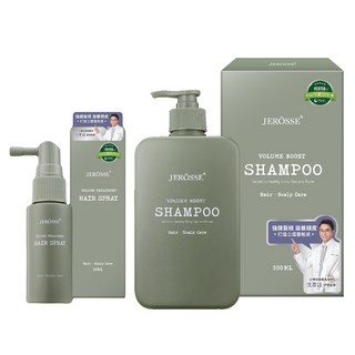 JERÔSSE 婕樂纖 法樂蓬洗髮露胜肽養髮原液組 豐盈蓬鬆強健髮根調理頭皮, 1個, 法樂蓬養髮原液單一瓶30ml原價1080