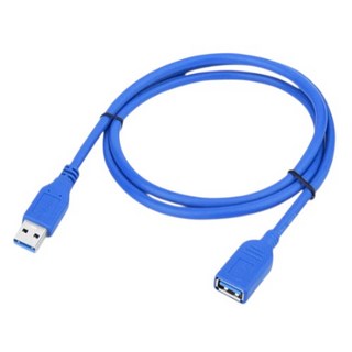 USB 3.0 母對公延長線 高速傳輸 藍色 耐用, 1個, 30-726(3m)