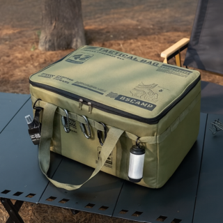 대용량 42L 캠핑 피크닉 차박 야외 장비 보관 수납가방, 1개