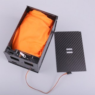 FPV 드론 야외 UAV 착륙 보호를위한 끈이있는 4-15kg 모델 항공기 나일론 낙하산 투척 우산, 01 4-6KG Small cabin