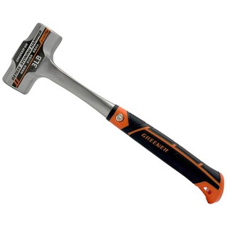 GREENER【一體八角鐵鎚】2磅/3磅/4磅 鐵鎚 榔頭 手錘 木工石工 工地砸牆 工具, 1個, 3磅