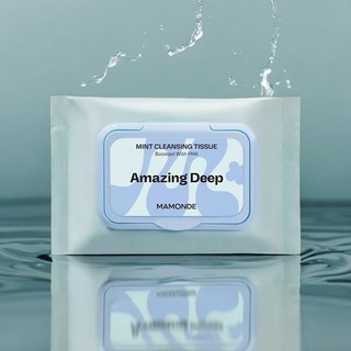 마몽드 어메이징 딥 민트 클렌징 티슈70매, 1개, 70매입
