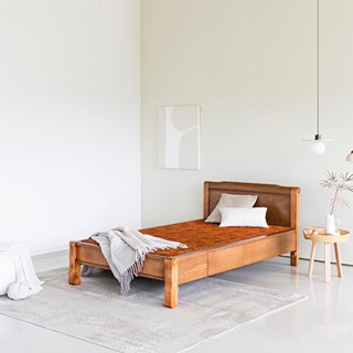 명품의료기 [전용패드 증정] DS 205SS 서랍형 슈퍼싱글 황토숯볼 흙침대, 브라운