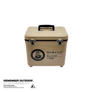 露營中毒本鋪 樂活不露 32L冰桶 RD-350 行動冰箱 釣魚冰箱 露營 戶外冰桶, [15.7L] RD160 卡其