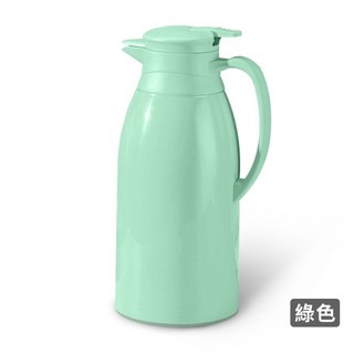 O 1.9L智能顯溫六層真空保溫壺 熱水瓶 保溫瓶 熱水壺 保溫水壺 大容量, 1個, 【1.9L】綠色