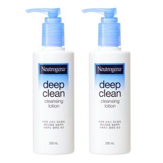 뉴트로지나 딥 클린 클렌징 로션, 200ml, 2개