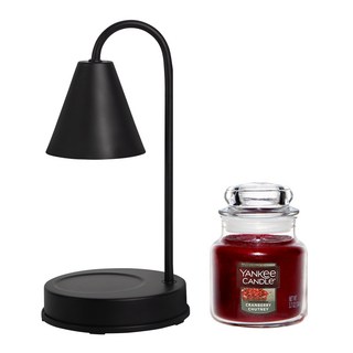 양키캔들 스몰 104 g 루시 미니 캔들워머 세트 (국내산 밝기조절), 01 블랙, 09 미드나잇 자스민, 01 블랙, 09 미드나잇 자스민