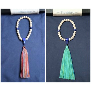 Tibukkyo德榕藏品 現貨兩款 星月菩提 10mm圓珠 A 海南元寶籽 正月乾磨 日式佛珠流蘇款 淨土宗念珠 手持無染色青金石, 1個, 紅流蘇, 紅流蘇