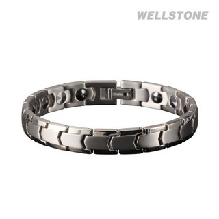 [선물 추천] TV홈쇼핑 웰스톤 게르마늄 팔찌 로즈골드 실버, 1개