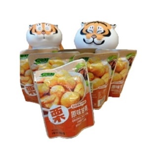 鲜引力 剝殼甘栗仁 (原味/楓糖/海鹽/桂花口味) - 方便即食，多種口味選擇, 62g, 1個