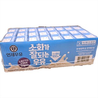 연세우유 소화가 잘되는 우유, 24개, 190ml