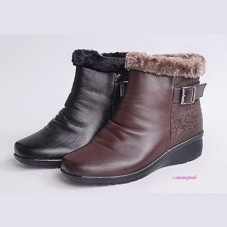 털부츠 앵클 여자 여성 신발 기모 겨울 털안감 방한 삭스 운동화 구두 데일리 부츠로퍼 원버클zkh024