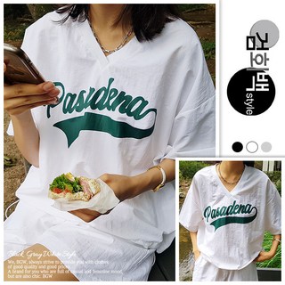 검회백스타일 여성용 국내제작 위니반팔T 여름 반소매티 루즈핏 티셔츠 브이넥 바스락 나일론 반팔티 꾸안꾸 아노락 밑단스트링 편안한 시원한소재 일상복 오버핏 박스티 기본티 나염 포인트