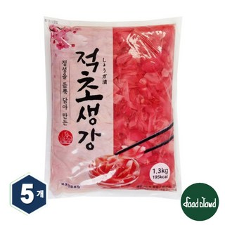 이엔푸드 적초생강, 1.3kg, 5개