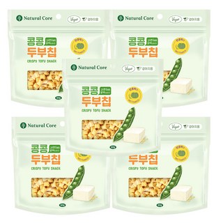 네츄럴코어 콩콩 두부칩 단호박 60g X5개 강아지간식 바삭한간식, 단호박맛, 5개