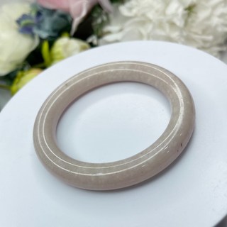 No.65 雪花紫玉 56mm 圈口 佘太翠手鐲 帶小皮摳 內徑57mm 佘太玉手環