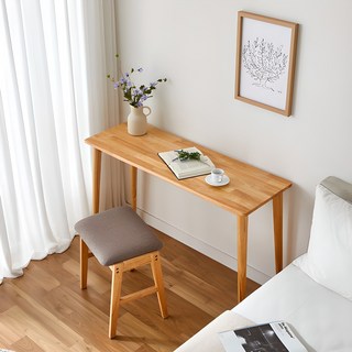 나인홈 베네 콘솔 테이블 폭좁은 원목 입식책상 다용도 식탁 2colors, 슬림테이블, 내추럴