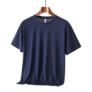 ZenPolo 涼感速乾排汗衫，輕薄透氣短袖T恤，夏季薄款, 藍色,4XL