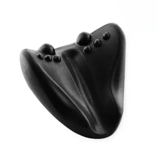 휴대용 목 마사지기 열 기능 포함 경추 팔 종아리 경량 등 근육 이완, 01 Black