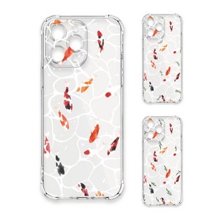 24H快速出貨 TRON S22/ Plus/ Ultra 透明水波鯉魚 四角防摔 軟殼 手機殼