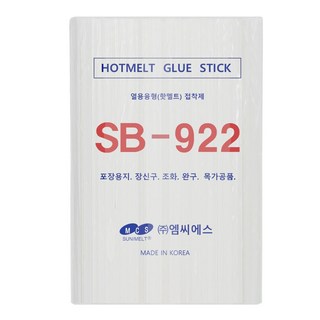 국산 핫멜트스틱 글루건심 글루심 11mm, 3개