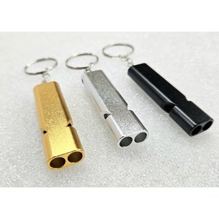 이도스포츠 호신용 호루라기 3p 골드 + 그레이 + 블랙 가방걸이 휴대 안전, 3개, 골드+그레이+블랙