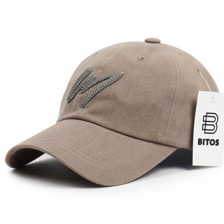 비토스 국내제작 낙서 체인스티치 자수 볼캡 야구모자 커플 데일리모자