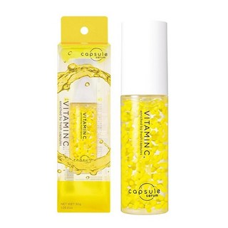 【NI&ZP】日本 CAPSULE serum 珂蓓思膠囊精華液 高濃度VC 維他命C 蝦青素 谷胱甘肽, 1件, 維他命C精華液(黃), 30g
