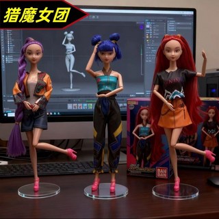 獵魔女團主角團搪膠公仔玩偶女孩禮物露米佐伊米拉娃娃, 獵魔女團搪膠娃娃【全套三隻】, 1個