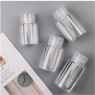 JDS生活百貨 台灣現貨 壓取式分裝瓶 去光水化妝水分裝空瓶 壓瓶 卸甲 指甲油 卸妝油, 1個, 200ML, 200ml