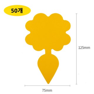 초파리 트랩 날벌레 파리 끈끈이 50개, 당근